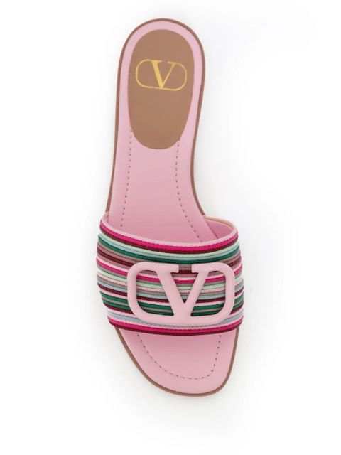 Valentino Garavani VLogo Signature slides - Pink