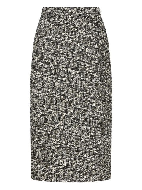 Gucci textured midi skirt - Black - zdjęcie produktu nr 1