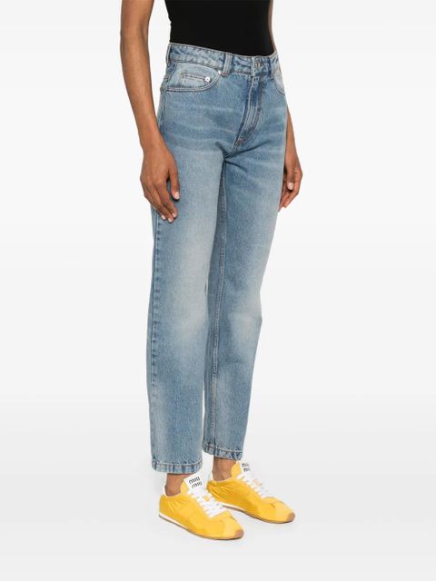 AMI Paris Classic Fit cotton jeans - Blue - zdjęcie produktu nr 2