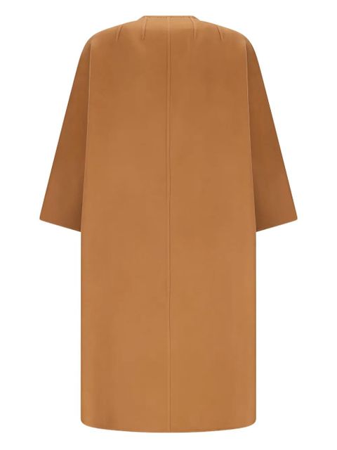 Max Mara Zahira zip-fastening coat - Brown