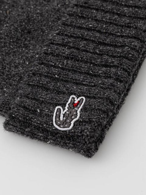 Lacoste czapka z dodatkiem wełny kolor szary RB5995 - zdjęcie produktu nr 2