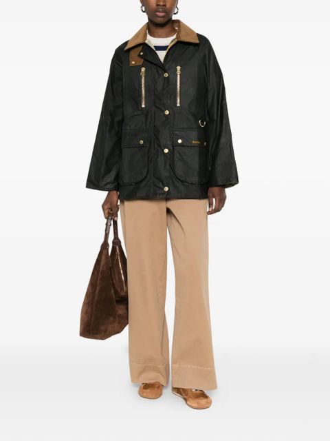 Barbour Argill zip-fastening patch-pockets jacket - Green - zdjęcie produktu nr 2