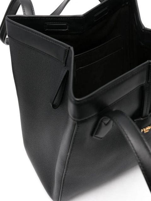 FENDI medium Origami leather shoulder bag - Black