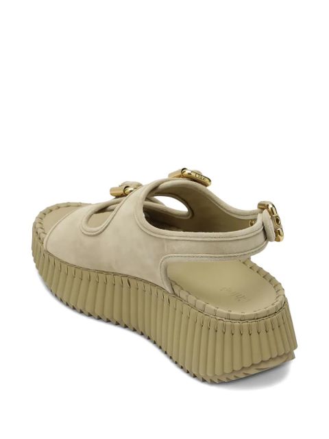 Chloé buckle-strap sandals - Green