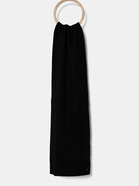 Tommy Hilfiger szalik z domieszką wełny - zdjęcie produktu nr 2