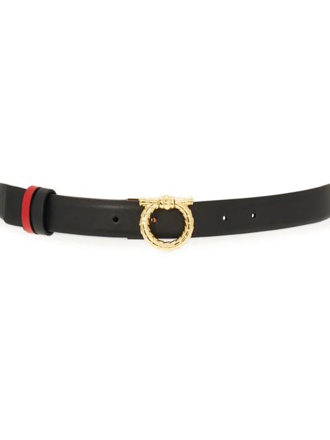 Ferragamo Gancini reversible belt - Red