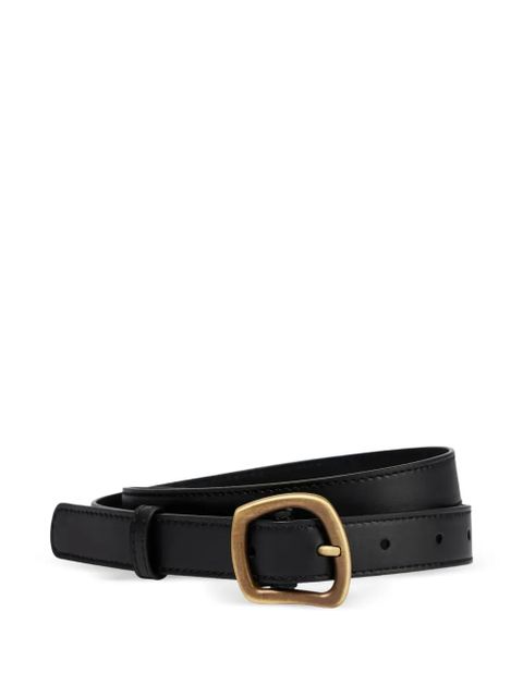 Gabriela Hearst Simone leather belt - Black - zdjęcie produktu nr 1