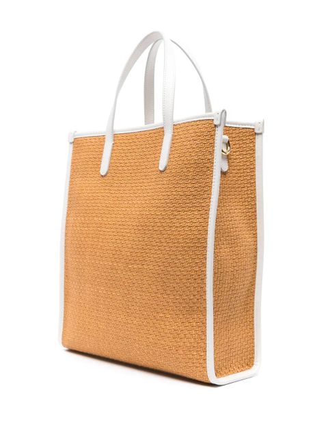 Dolce & Gabbana logo-embroidered tote bag - Brown