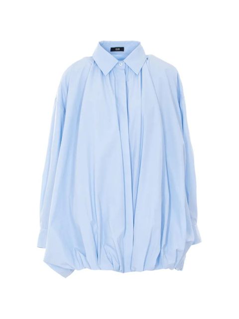 Eleh button balloon-effect shirt - Blue - zdjęcie produktu nr 1