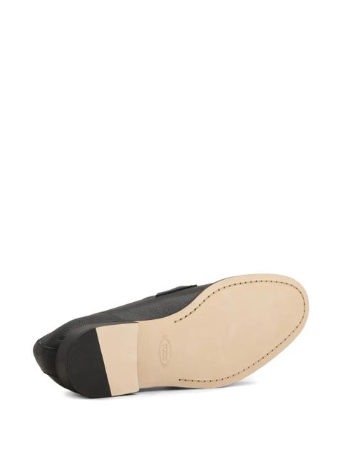 Tod's buckle-detail loafers - Black