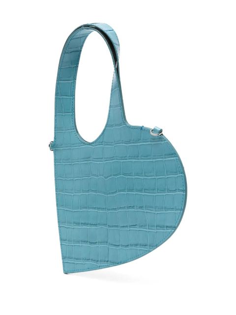 Coperni mini heart-shape tote bag - Blue