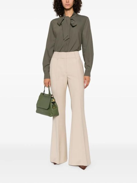 Gabriela Hearst pleated flared trousers - Neutrals - zdjęcie produktu nr 2