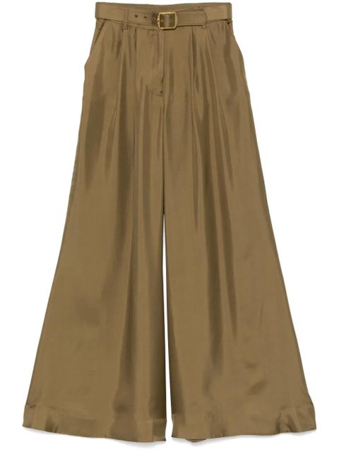 ZIMMERMANN Crush trousers - Green - zdjęcie produktu nr 1