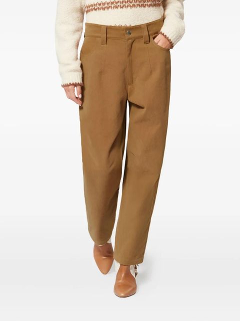 MARANT ÉTOILE Opalyna button trousers - Brown