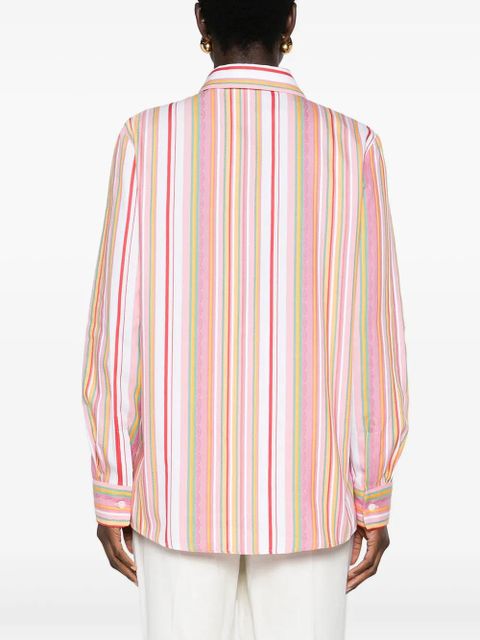 ETRO striped cotton shirt - Pink