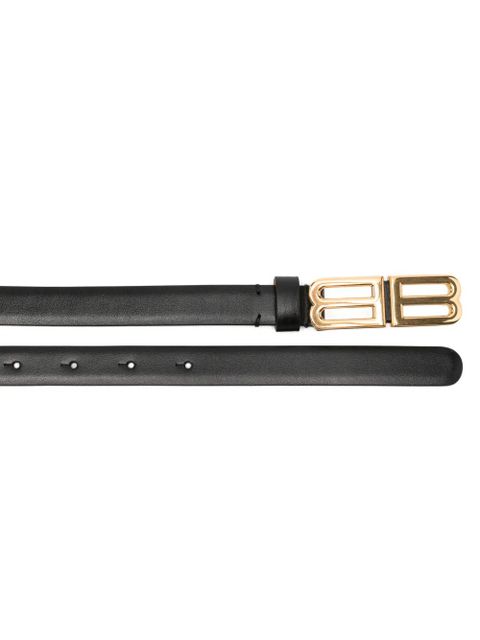 Balenciaga BB logo leather belt - Black - zdjęcie produktu nr 2