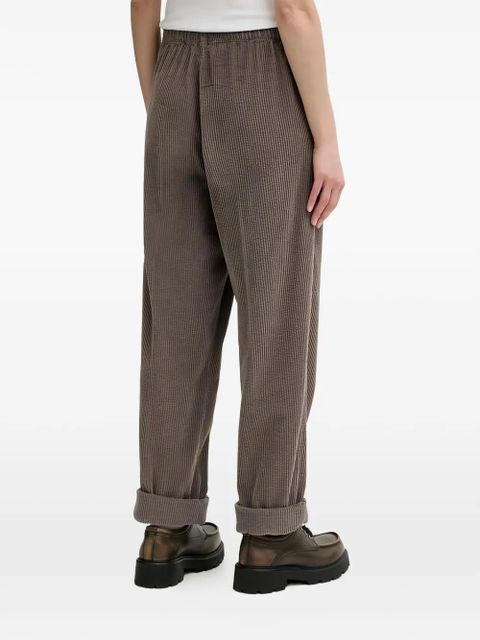 American Vintage turnup corduroy trousers - Brown