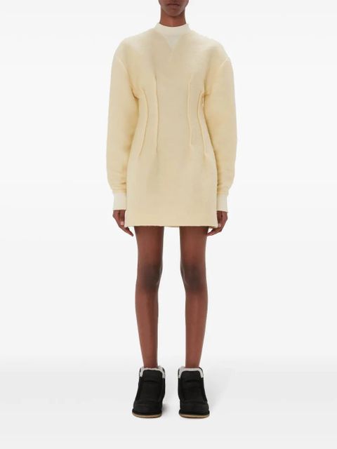 JW Anderson long-sleeve hourglass dress - Yellow