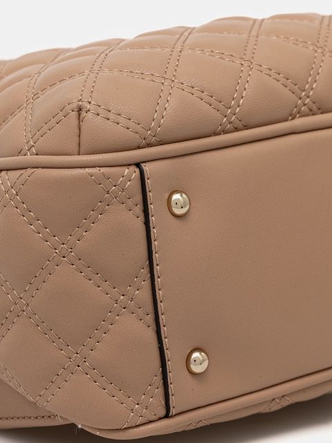 Guess plecak GIULLY damski kolor brązowy mały gładki HWQG96 73320 - zdjęcie produktu nr 2