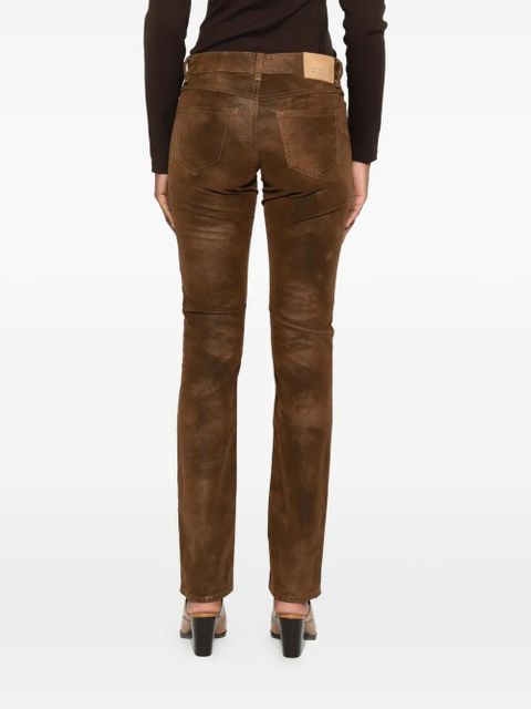 MARANT ÉTOILE shade-effect trousers - Brown