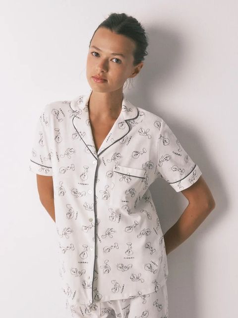 women'secret piżama bawełniana damska kolor beżowy bawełniana 3132137 - zdjęcie produktu nr 2