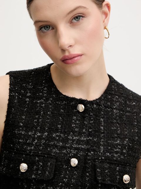 Joop! kamizelka kolor czarny jednorzędowa 30100168