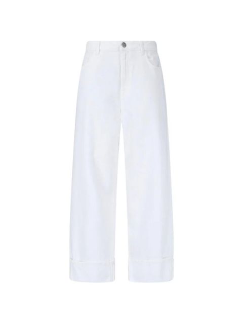 Róhe cuffed straight jeans - White - zdjęcie produktu nr 1