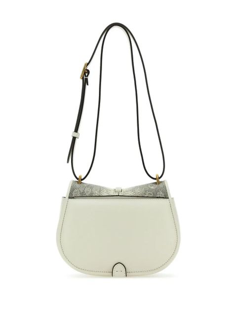 FENDI FF leather shoulder bag - White - zdjęcie produktu nr 2