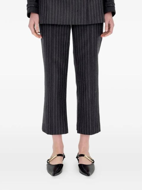 Simkhai Vera pinstripe-pattern trousers - Grey - zdjęcie produktu nr 1