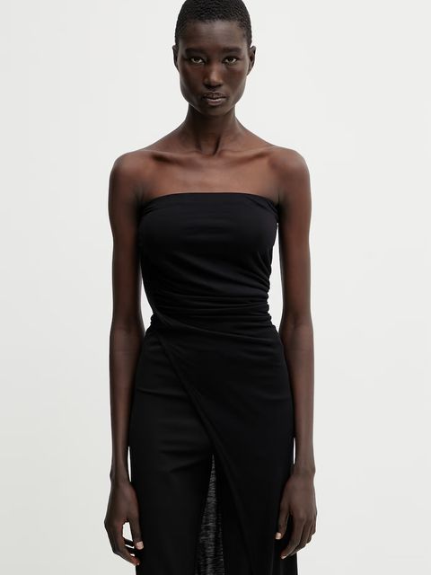 Rick Owens Lilies bluzka z odkrytymi ramionami damska z wiskozy - zdjęcie produktu nr 1