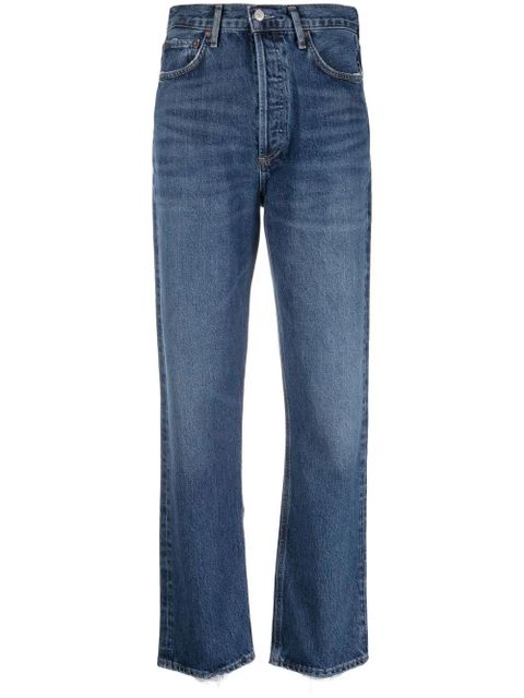 AGOLDE high-waisted straight-leg jeans - Blue - zdjęcie produktu nr 1