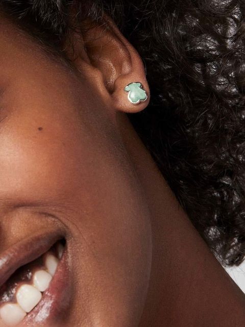 Tous kolczyki srebrne New Color Silver