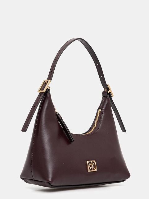 Calvin Klein torebka skórzana kolor fioletowy LV04F3263G - zdjęcie produktu nr 2