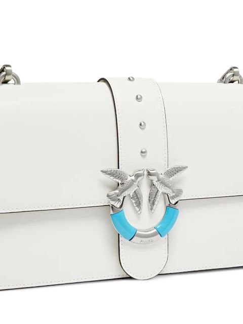 PINKO stud-buckle crossbody bag - White