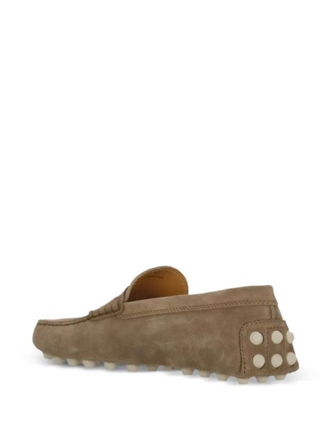 Tod's Gommino Bubble suede loafers - Neutrals