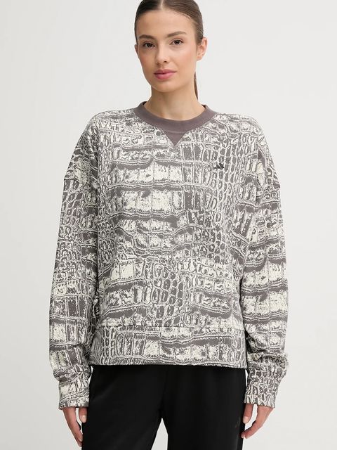 adidas by Stella McCartney bluza bawełniana damska kolor szary wzorzysta JW4648 - zdjęcie produktu nr 1