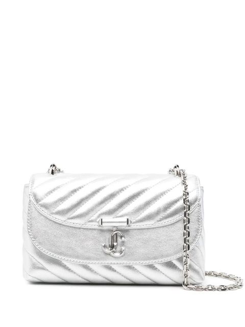 Jimmy Choo Curve quilted mini bag - Grey - zdjęcie produktu nr 1