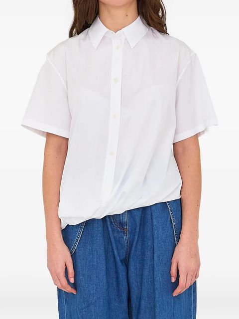 LOEWE asymmetrical-hem shirt - White - zdjęcie produktu nr 1