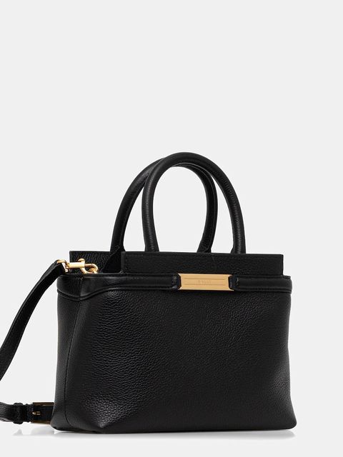 Bally torebka skórzana kolor czarny WAH02F - zdjęcie produktu nr 2