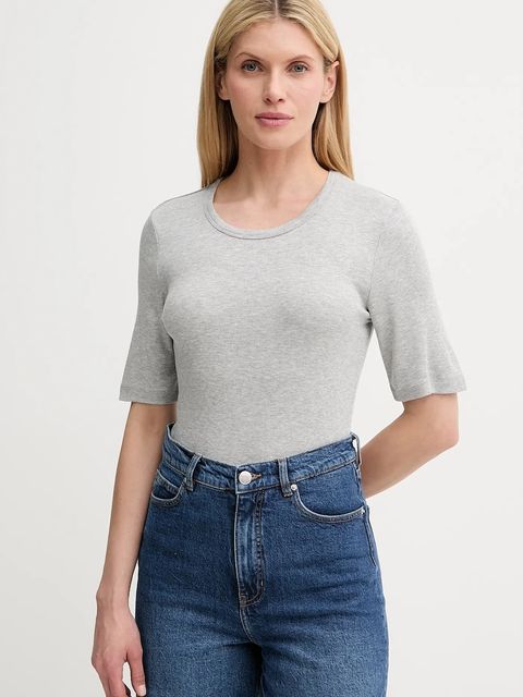 MUNTHE t-shirt MUTULA damski kolor szary 247112424769 - zdjęcie produktu nr 1