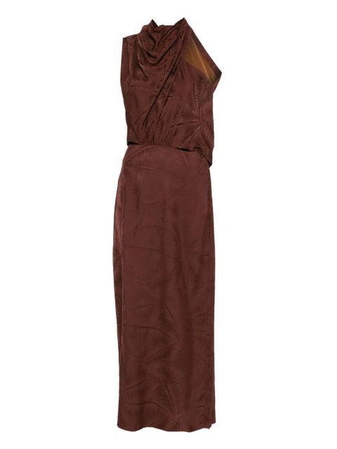 Johanna Ortiz Finding Balance midi dress - Brown - zdjęcie produktu nr 1