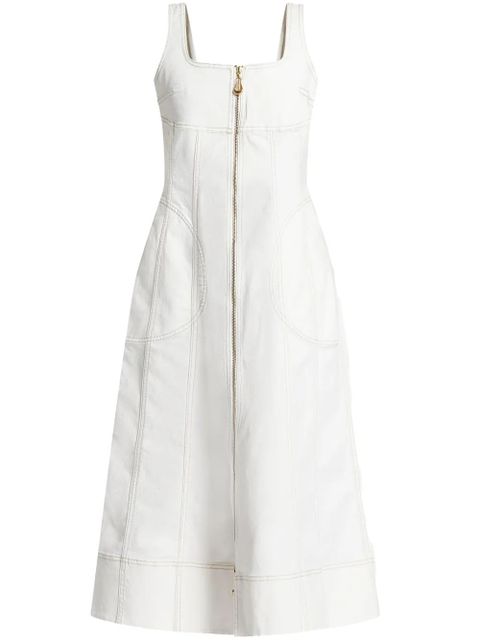 Aje cotton midi dress - White - zdjęcie produktu nr 1