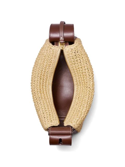 Tory Burch small Romy woven shoulder bag - Neutrals