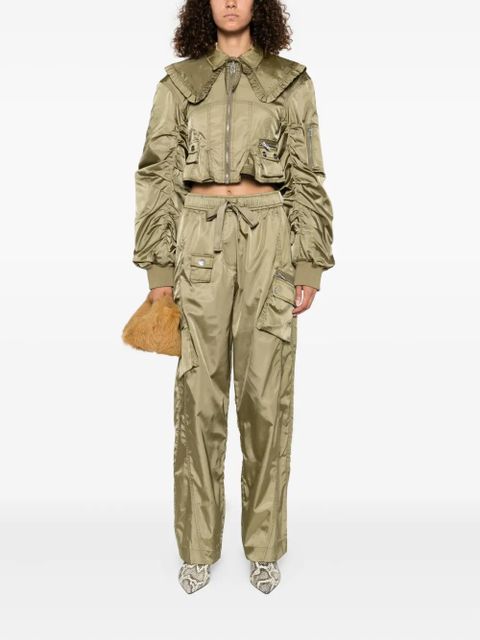 GANNI duchess bomber jacket - Green - zdjęcie produktu nr 2