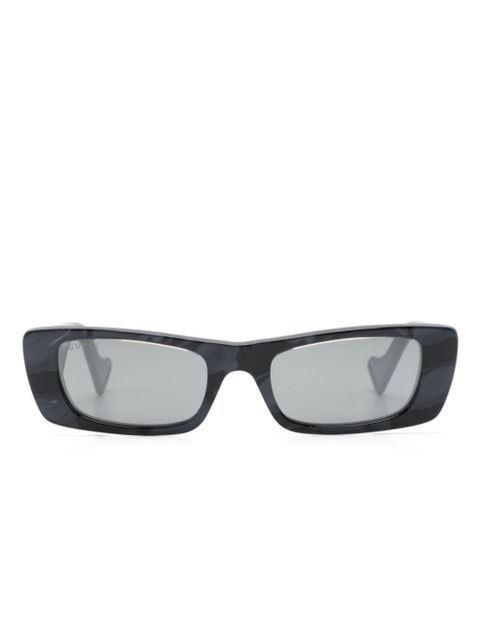 Gucci Eyewear rectangular-frame sunglasses - Black
