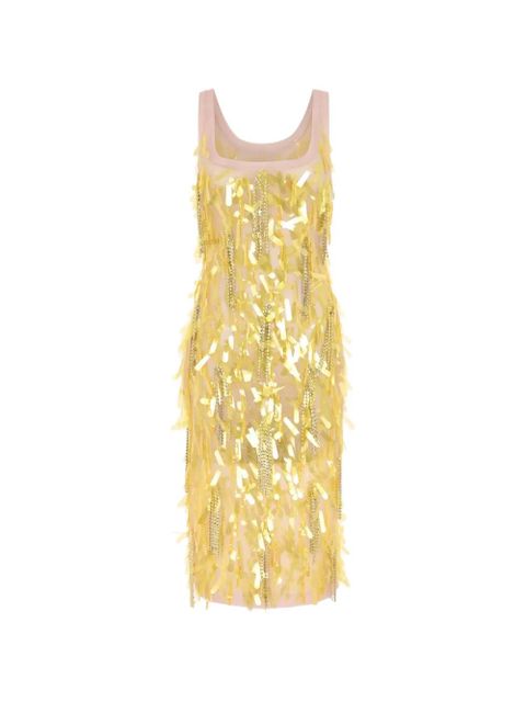 16Arlington Shani midi dress - Yellow