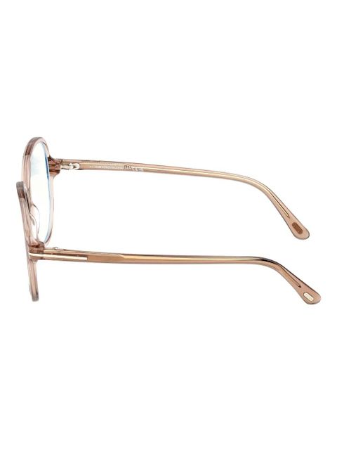 TOM FORD Eyewear round-frame glasses - Neutrals