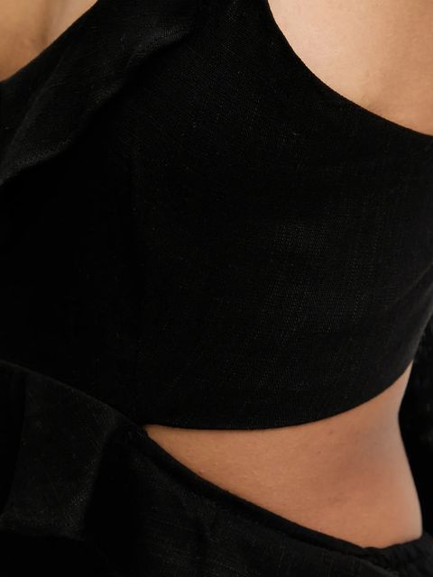 Answear.LAB sukienka z lnem - zdjęcie produktu nr 2