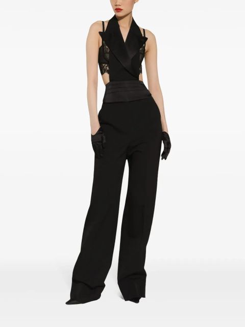 Dolce & Gabbana tailored gabardine trousers - Black - zdjęcie produktu nr 2