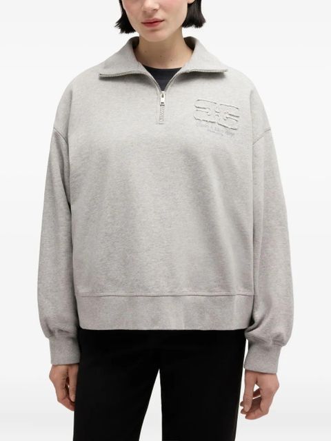 GANNI zip sweatshirt - Grey